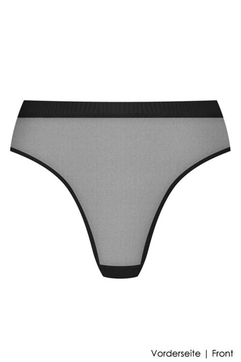 MAISON CLOSE | Corps a Corps High Waist Thong - Sheer Mesh Thong ...