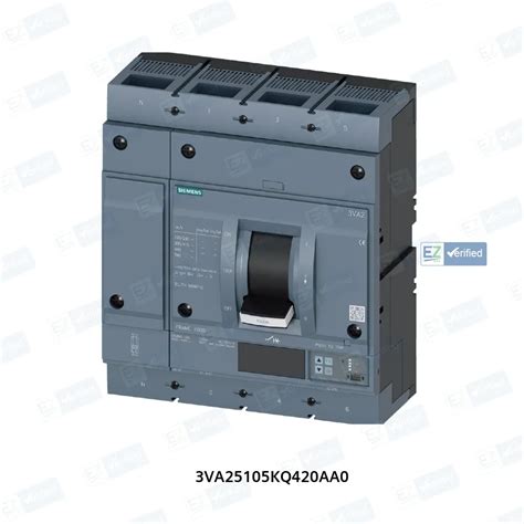 Siemens 3VA2510-5KQ42-0AA0 1000 Amp 4 Pole 55 kA MCCB