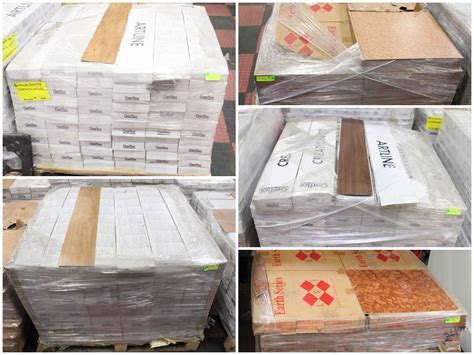 FEATURED PALLETS OF FLOORING