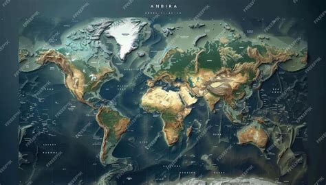 Detailed Physical World Map 的图像结果