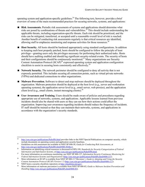 Image result for Computer Security Incident Handling Guide