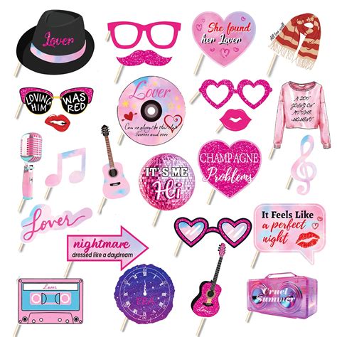 30pcs Ts Photo Booth Props Boys Girls Music Lover Ts | Desertcart INDIA