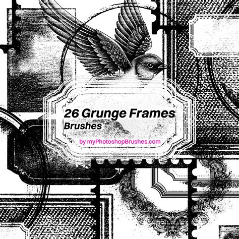 Best 16+ Photoshop Frame Brushes Pack Psd