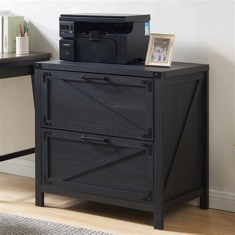 Home Decor,1pc Farmhouse 2 Drawer Filing Cabinet Lockable, Wood Home ...