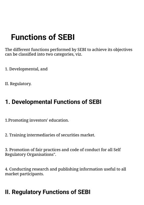 Image result for Sebi Functions