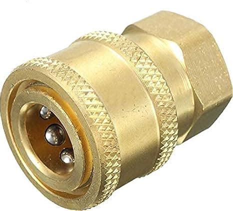 NE 14×1.5 thread Foam Lance Copper M14 to 1/4 Inch Adapter Quick ...