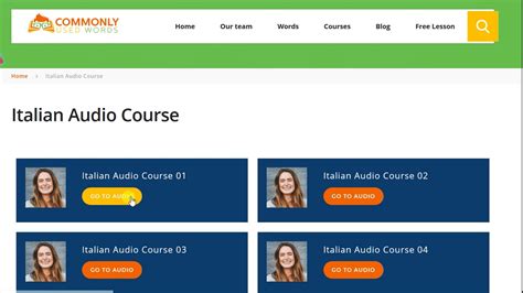 Image result for Italian Audio Lessons