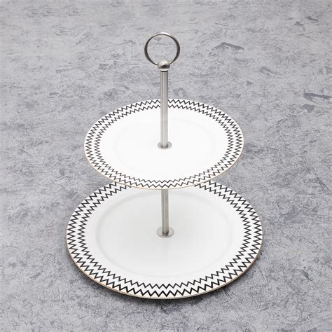 Buy Andrey Bone China Cake Stand from Home Centre at just INR 2399.0