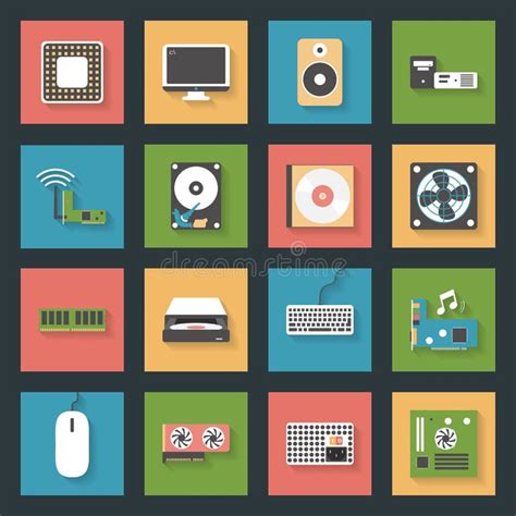 Image result for Computer Peripherals Illustration