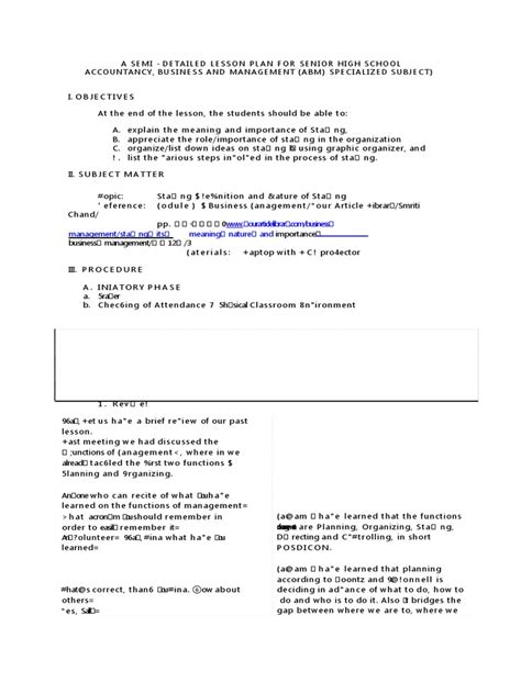 SHS Detailed Lesson Plan 的图像结果