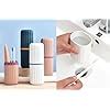 The SR Brand Plastic Square Toothbrush Holder Multipurpose Organizer