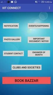 IIIT-NR CONNECT MOBILE APPLICATION | IIIT NAYA RAIPUR