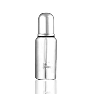 Buy Mom's Lap Stainless Steel Feeding Bottle (Silver) (200 ML) Online ...