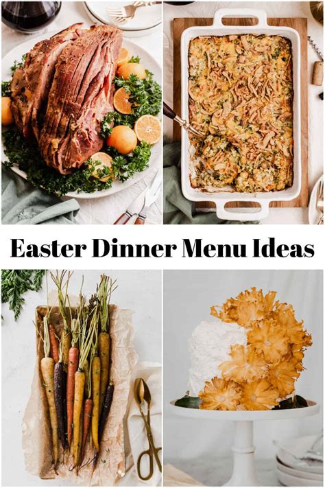 Traditional Easter Dinner Menu Ideas