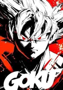 Mangamuse DragonBall Z Goku Poster | Ultra Instinct Anime Wall Poster ...