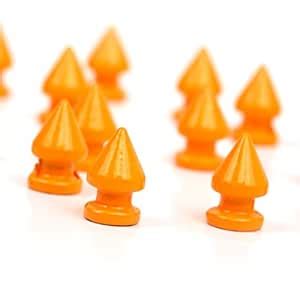 RUBYCA 12MM 20 Sets Metal Tree Spikes and Studs Metallic Screw-Back for ...