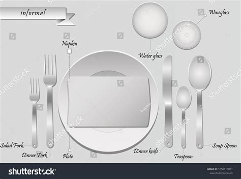 Informal Table Place Setting 的图像结果