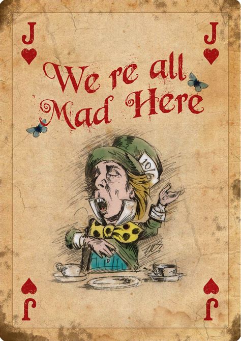 Mad Hatter 10 6 Card Printable