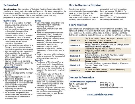 You're invited to make a difference! | Oakdale Electric Cooperative