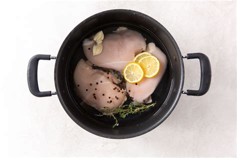 Poached Chicken - Moist, Tender & Flavorful! - Kristine's Kitchen