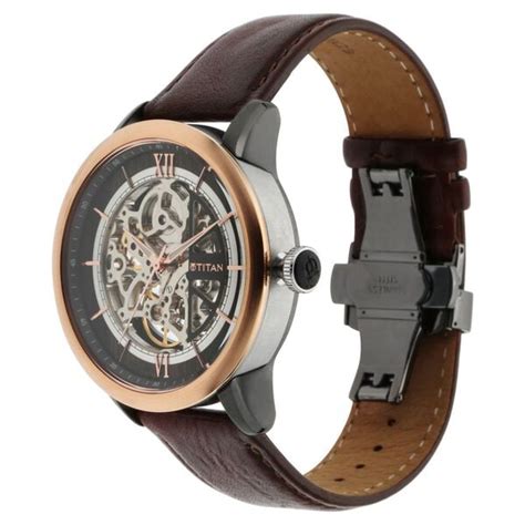 Buy Online Titan Automatic Anthracite Dial Watch for Men - ns1798kl01f ...