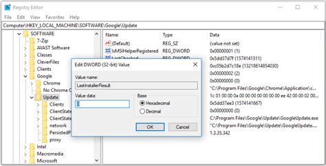 Editing the Registry 的图像结果