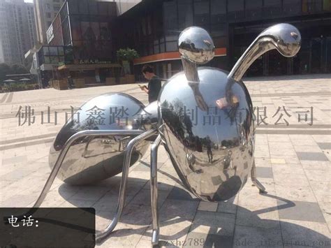 不锈钢镂空蚂蚁雕塑 公园广场景观雕塑_雕塑吧