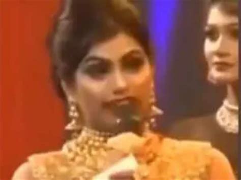 Beauty queen couldn't answer what H20 means, calls it a restaurant