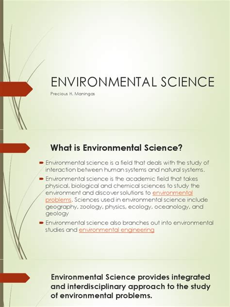 Environmental Science Examples 的图像结果