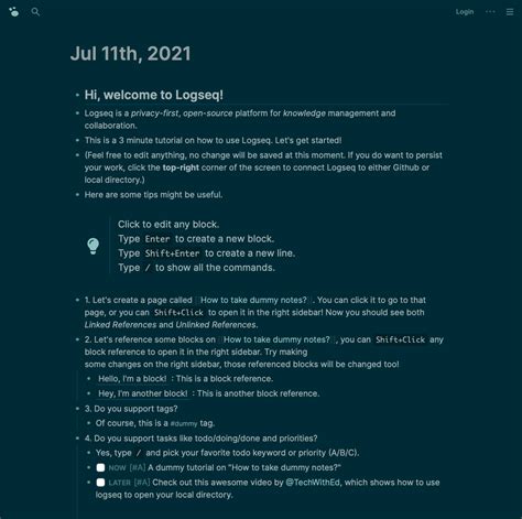 Image result for Logseq Basics