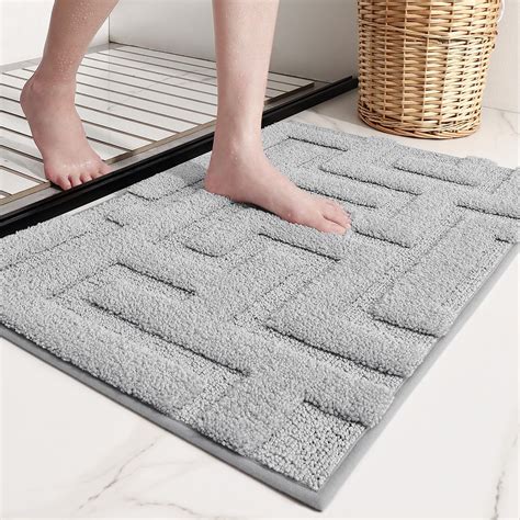 Amazon.com: Color G Gray Bathroom Rugs - Refresh Your Bathroom with ...