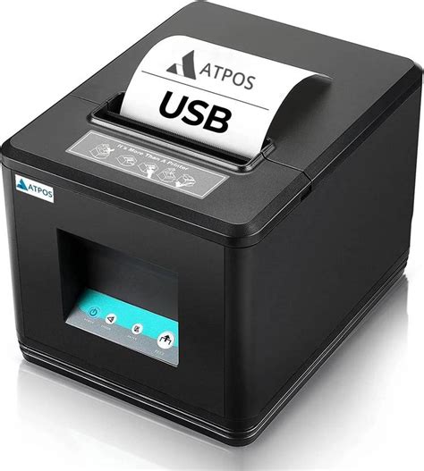 ATPOS AT-301 80mm (3 Inch) POS Thermal Receipt Billing Printer | USB ...
