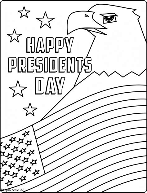 Presidents Day Coloring Page