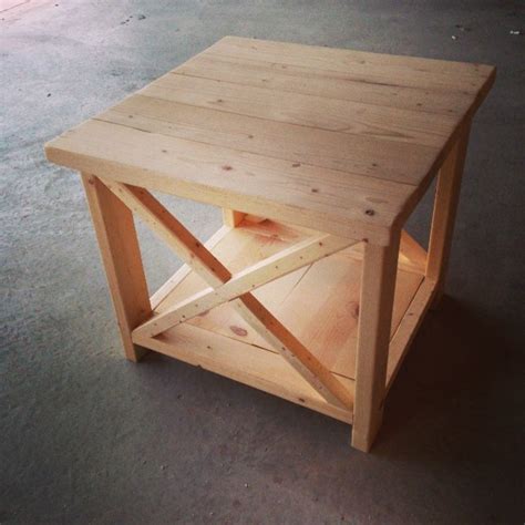 Image result for Rustic X End Table