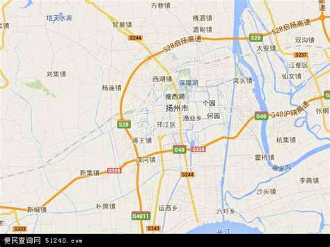 邗江区地图 - 邗江区卫星地图 - 邗江区高清航拍地图