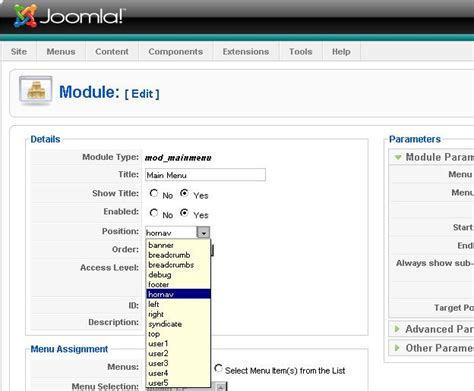 Image result for Position Menu