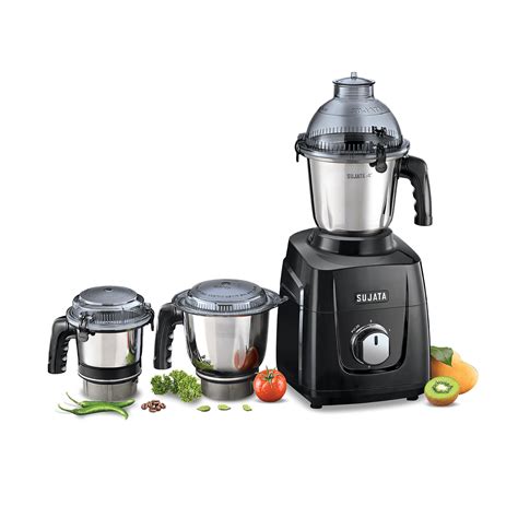 SUJATA 1000 Watt Mixer Grinder, Black | MG02 | 3 Jar – Surana Sons