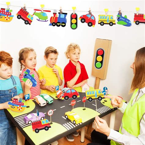Blulu 40 Pcs Transportation Birthday Party India | Ubuy
