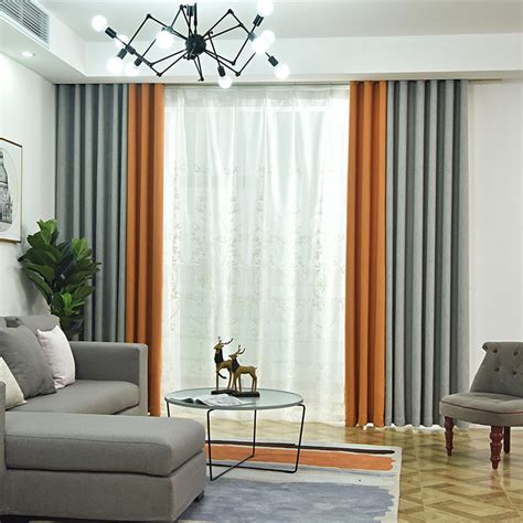 伊莎莱-现代风格客厅窗帘效果图-客厅窗帘图片