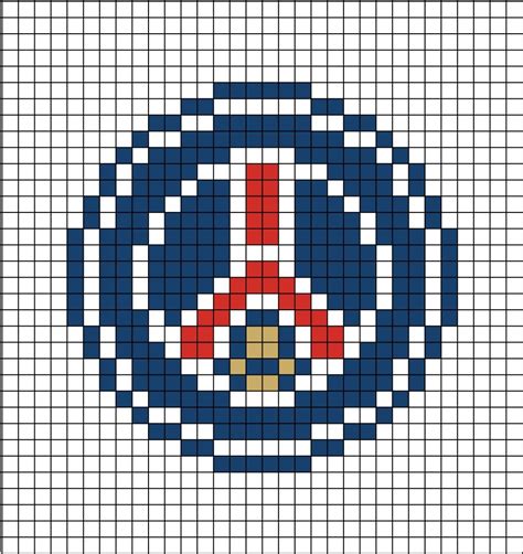 Paris SG FC Logo (2013) Pixel Art