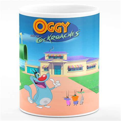 Buy CHHAAP® Oggy and The Cockroaches All Team Cartoon Mug HD Design Hd ...