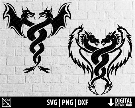 Two Headed Dragon Tattoo