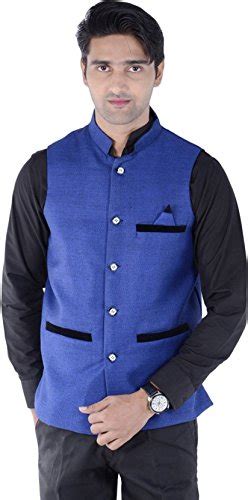 Buy Forgeko Self Design Men's Waistcoat at Amazon.in