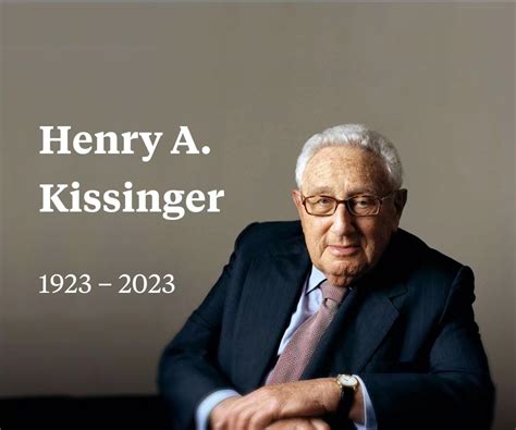 美国前国务卿亨利·基辛格去世