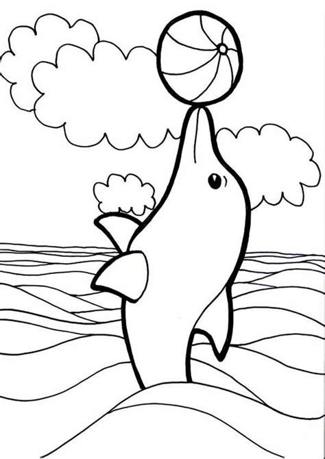 Printable Dolphin Coloring Sheets - Jace Printable