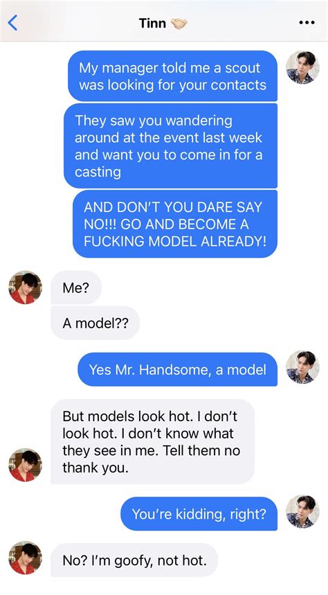 Tea ชา 🎸🥇 soundwin AU 📌 and ao3 writer on Twitter: "20.13 - SHUT UP TINN YOU’RE HOT!! 😤 https ...