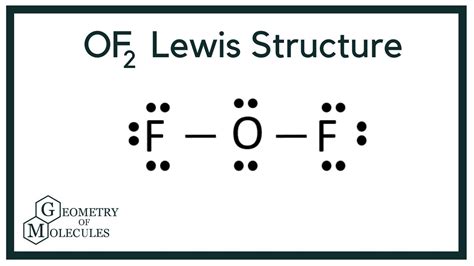 OF2 Lewis Structure (Oxygen Difluoride) - YouTube