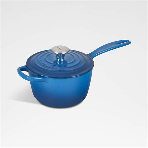 Le Creuset Signature 1.75-Qt. Marseille Enameled Cast Iron Saucepan ...