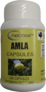 neotea Amla Aonla Nelli Capsules, 500Mg - 100 Veg Capsules Price in ...