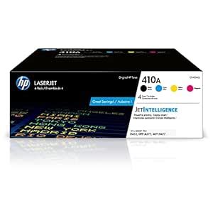 HP 410A | CF410A, CF411A, CF412A, CF413A | 4 Toner Cartridges | Black ...